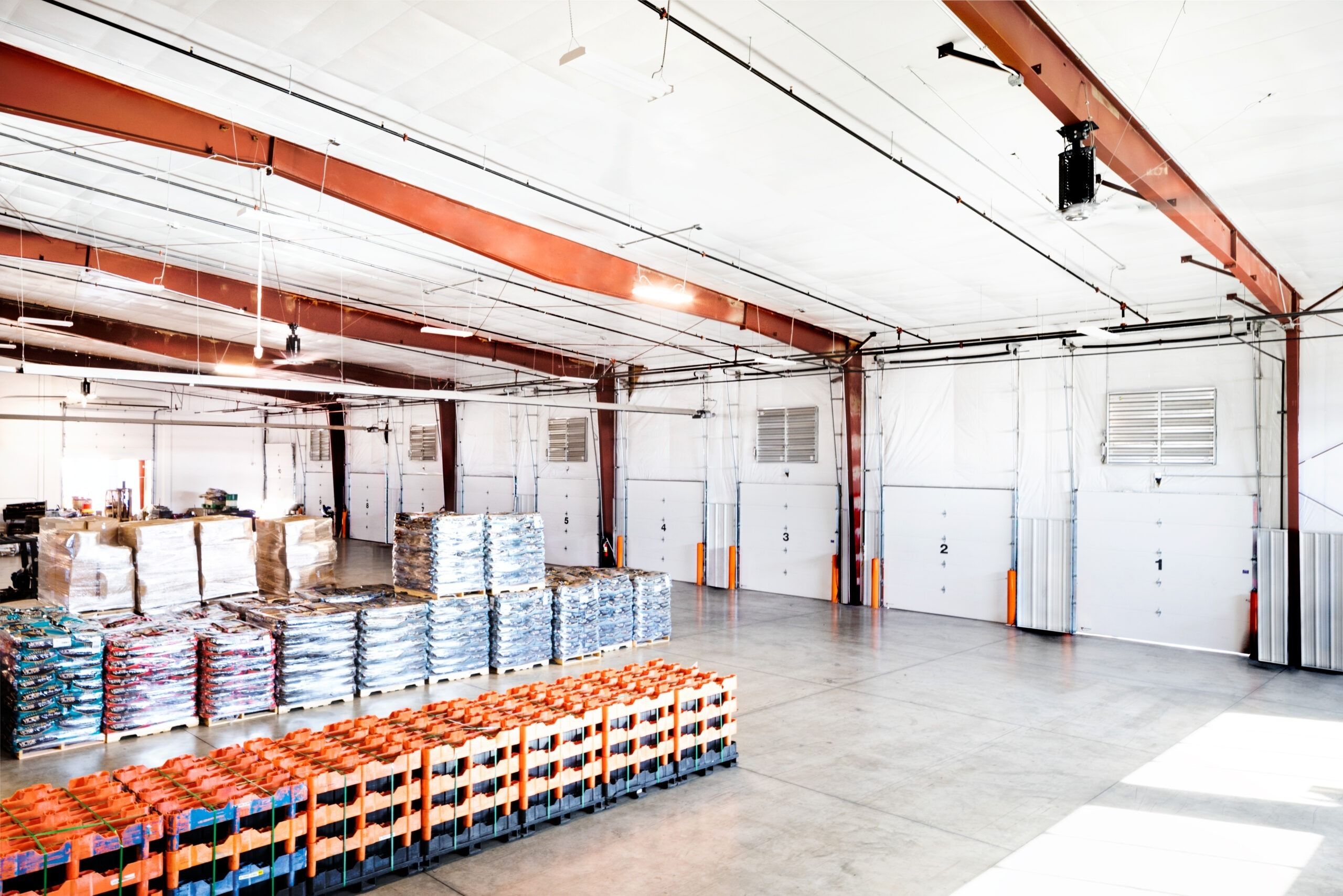 VS Warehouse interior storage facility with organized racking systems